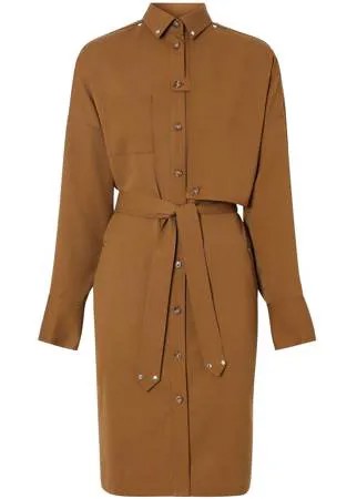 Burberry платье-рубашка с поясом