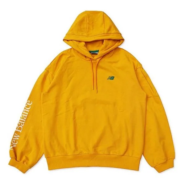 Толстовка New Balance Sleeve Casual Sports Pullover Yellow, желтый