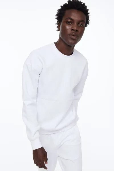 Свитшот мужской H&M 1114051002 белый 2XL (доставка из-за рубежа)