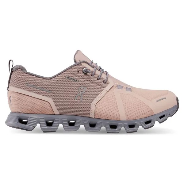 Кроссовки On Women's Cloud 5 Waterproof, цвет Rose/Fossil