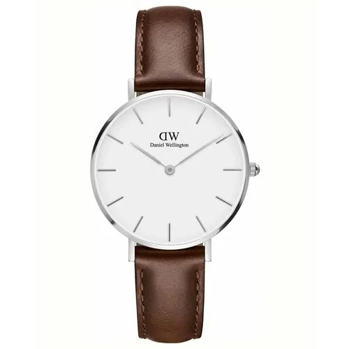 Наручные часы Daniel Wellington, коричневый/белый/серебристый