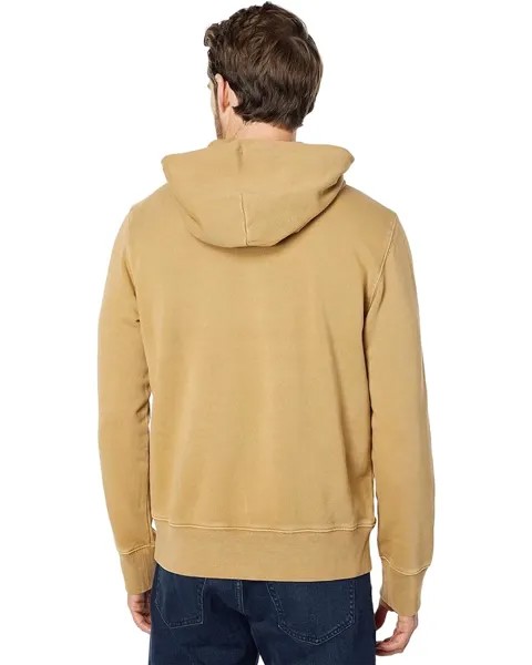 Худи Madewell Garment Dye 1/4 Zip Hoodie, цвет Autumn Meadow