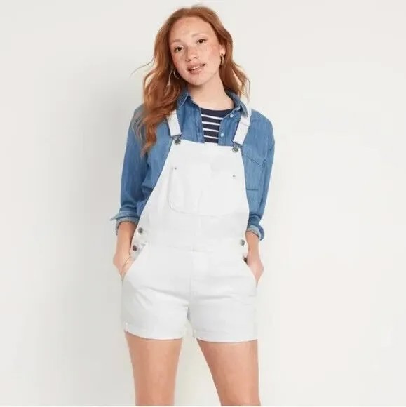 Джинсовые шорты Old Navy White, размер M