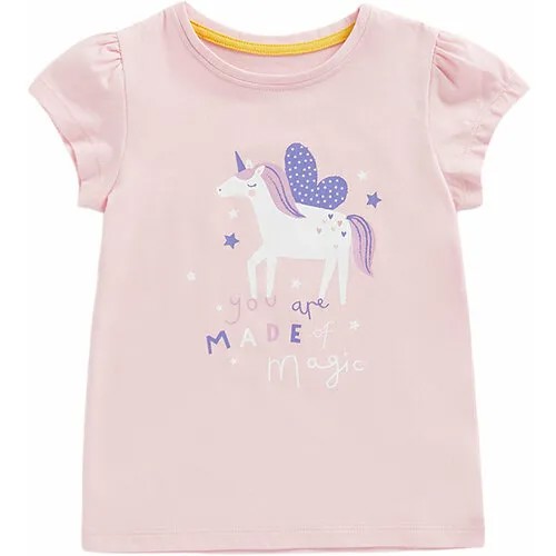 Футболка mothercare, размер 80, розовый