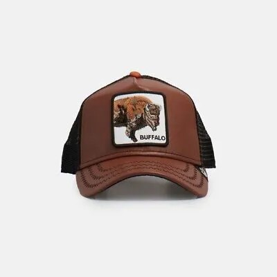 Шапка GOORIN BROS Animal Farm Trucker Hats Animals Buffalo Leather Madd