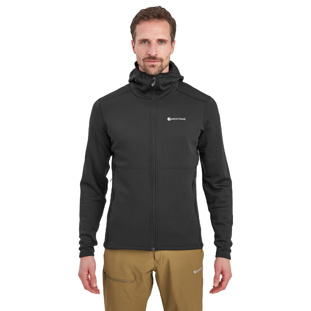 Куртка Montane Fury Hooded Fleece, черный
