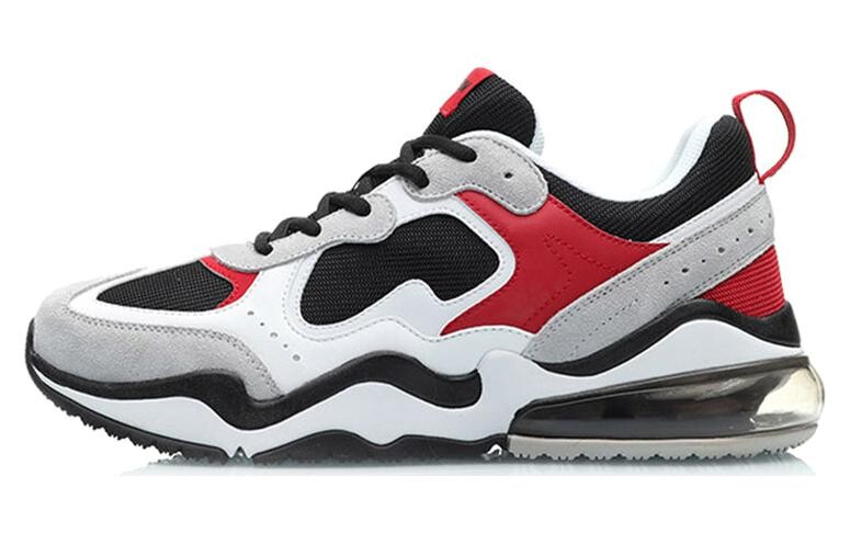 LINING CF Tracing Lifestyle Shoes Men Low-top Gray/Red