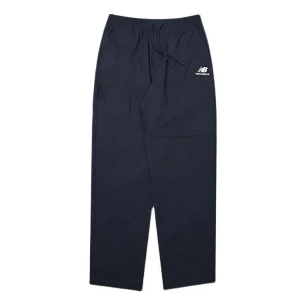 Штаны спортивные с логотипом New Balance, черный