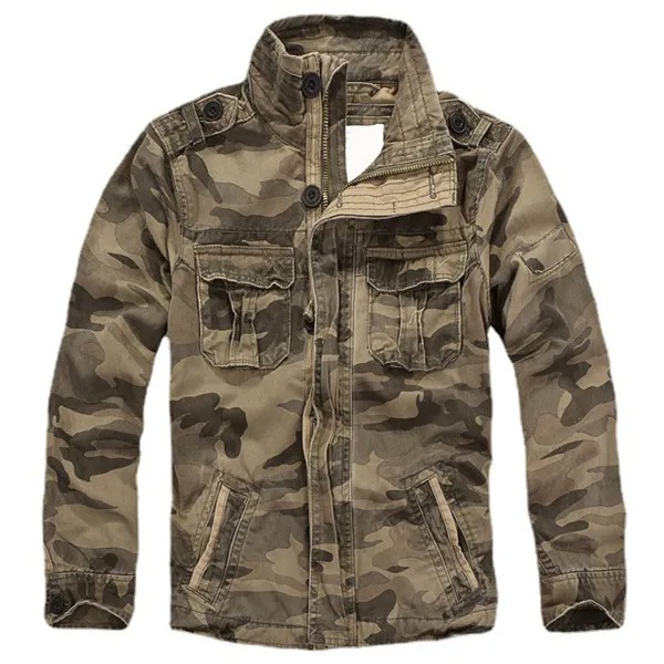 Куртка мужская камуфляжная, армейский пиджак, тактическая ветровка в стиле милитари, Мультикам, 4XL, зима-осень