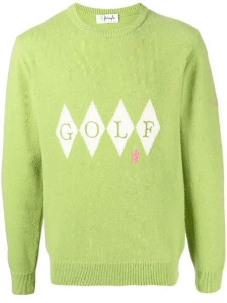 Джемпер Diamond Heritage Golf Pringle of Scotland, зеленый