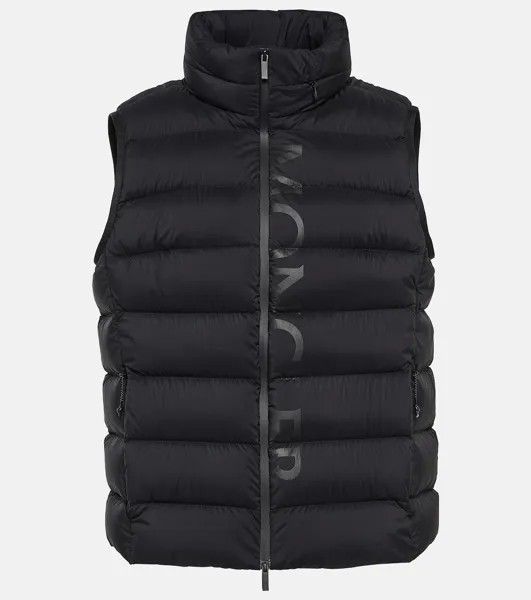 Пуховик с логотипом Cenis MONCLER, черный