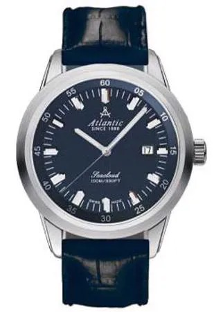 Швейцарские наручные  мужские часы Atlantic 73360.41.51. Коллекция Seacloud