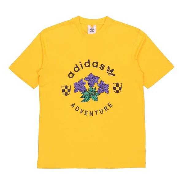 Футболка adidas originals adventure T-shirt 'Yellow', желтый