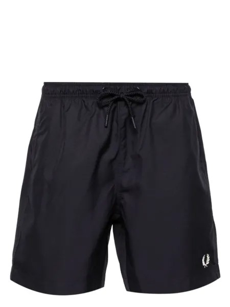 Fred Perry плавки-шорты средней посадки, синий