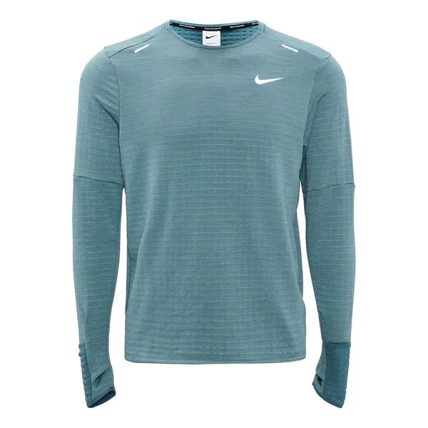 Футболка Nike Dri-FIT Legend long sleeve fitness top 'Lake Green', зеленый