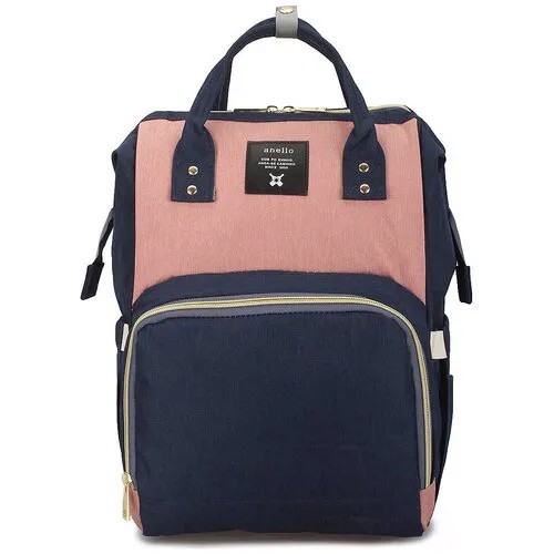 Женская сумка-рюкзак «Элина» 359 Blue/Pink