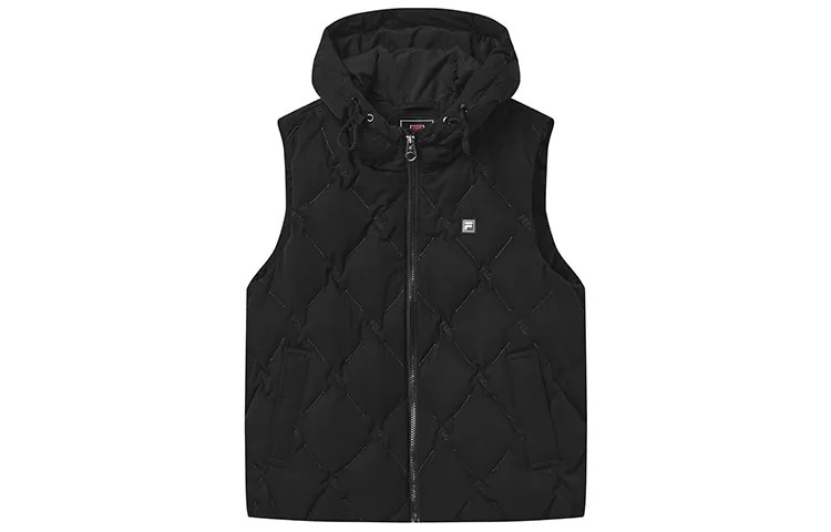 ФИЛА Женский Жилет FILA, цвет Black