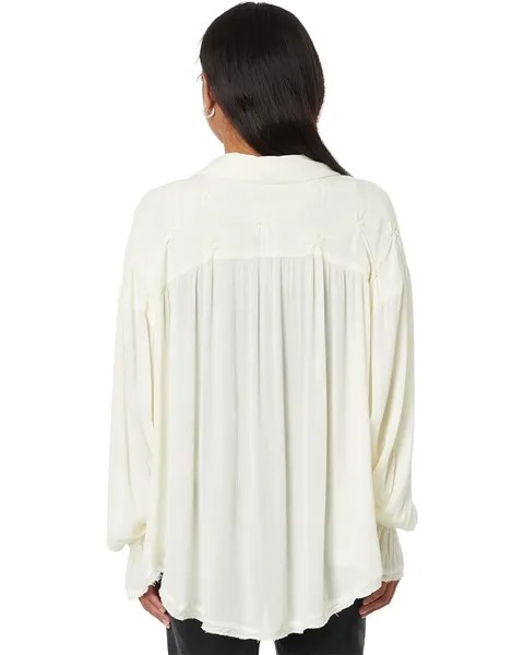 Топ Free People Olivia Smocked Top, цвет Vanilla Ice Cream