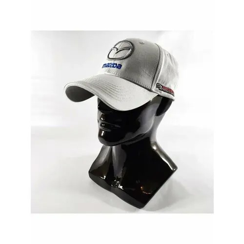 Бейсболка Mazda, размер 56-58, белый