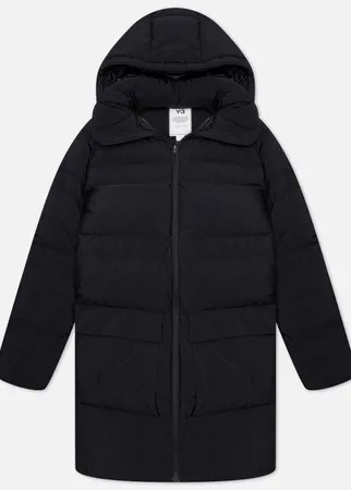 Мужская куртка парка Y-3 Classic Puffy Down Hooded, цвет чёрный, размер XL