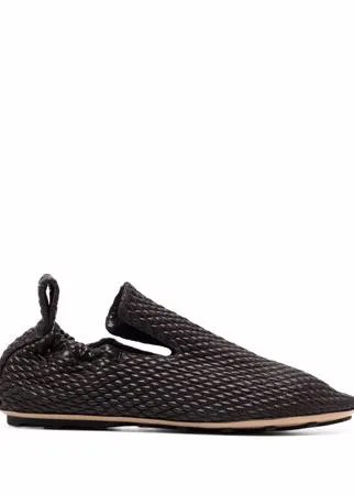 Bottega Veneta слиперы Lattice