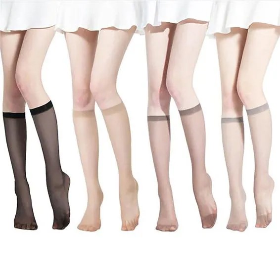 Сексуальные чулки Прозрачный шелк Тонкий летний нейлон чулки женские дамы носки для женщин