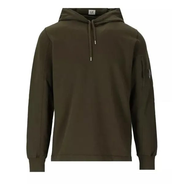 Футболка light fleece military hoodie Cp Company, зеленый