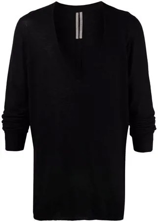 Rick Owens джемпер с глубоким V-образным вырезом