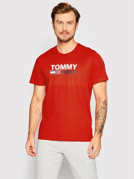 Футболка стандартного кроя Tommy Jeans, красный