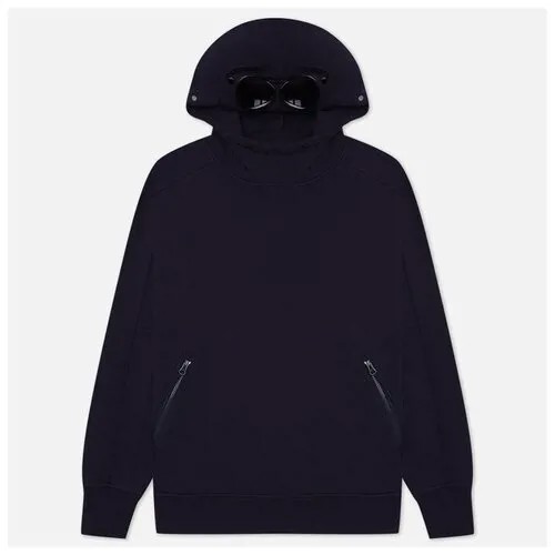 Мужская толстовка C.P. Company Goggle Hoodie Diagonal Raised Fleece синий, Размер M
