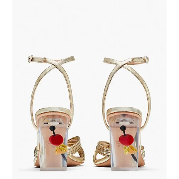 Золотые женские сандалии Happy Hour Kate Spade, золото