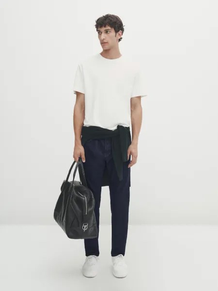 Джинсы облегающего кроя Massimo Dutti, индиго