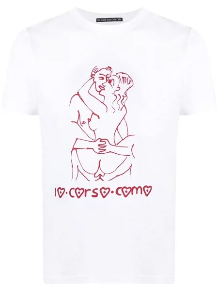 10 CORSO COMO футболка с короткими рукавами и графичным принтом