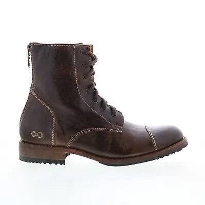 Bed Stu Protege F467306 Мужские коричневые кожаные повседневные классические ботинки на шнуровке