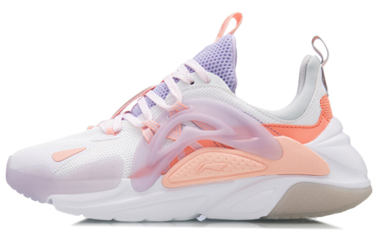 LINING Spark Lifestyle Shoes Women's Low-top Peach Pink Orange
