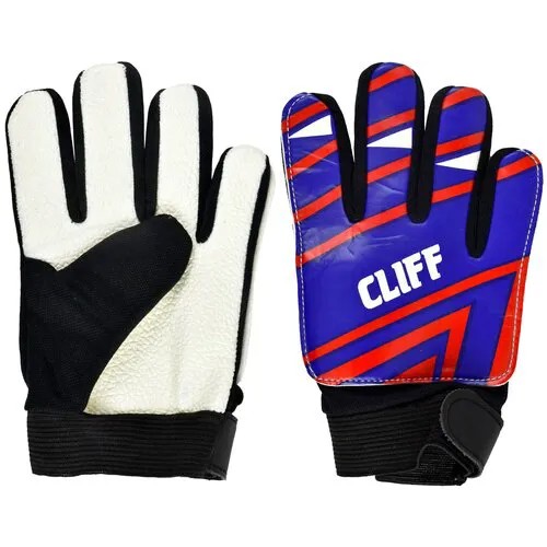 Вратарские перчатки Cliff, регулируемые манжеты, размер 5, красный, синий