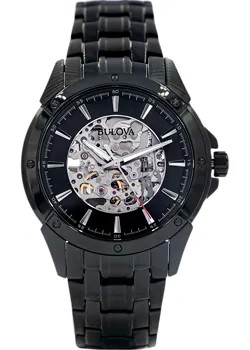 Японские наручные  мужские часы Bulova 98A147. Коллекция Automatic