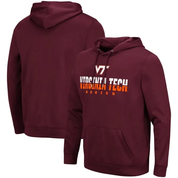 Мужской бордовый пуловер с капюшоном Virginia Tech Hokies Lantern Colosseum