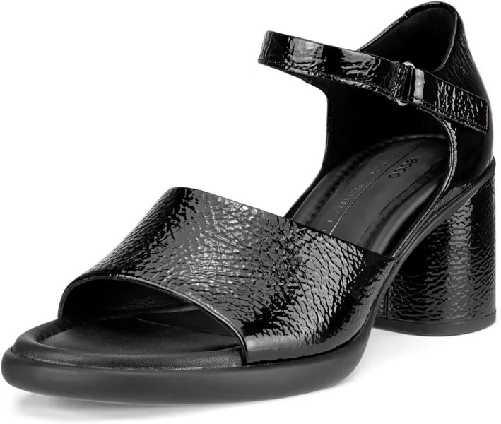 Туфли ECCO Sculpted 55 Luxe Ankle Strap, цвет Black Crackled Leather
