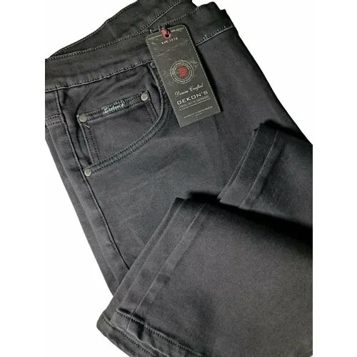 Джинсы классические , размер 60, black