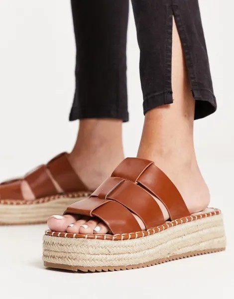 Светло-коричневые эспадрильи в рыбацком стиле ASOS DESIGN Jackson
