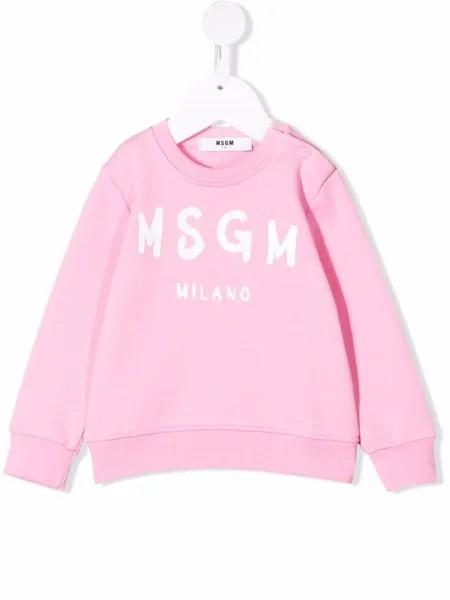 MSGM Kids толстовка с логотипом