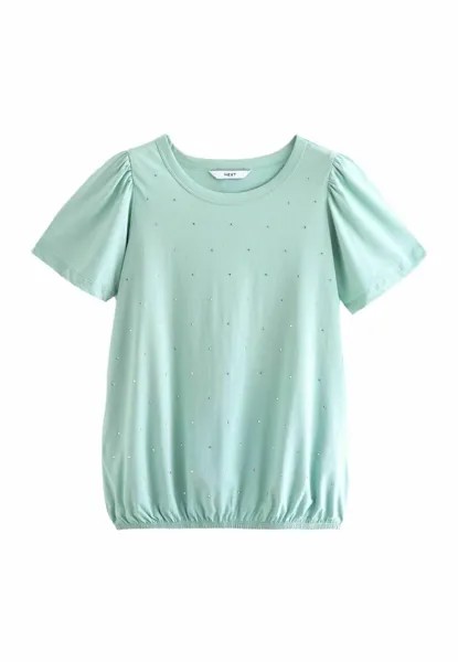 Футболка с набивным рисунком SHORT SLEEVE SPARKLE BUBBLEHEM Next, зеленый