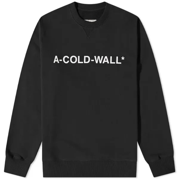 Свитшот с логотипом A-COLD-WALL*, черный