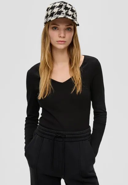 Рубашка с длинным рукавом AUS STRETCH QS, цвет schwarz