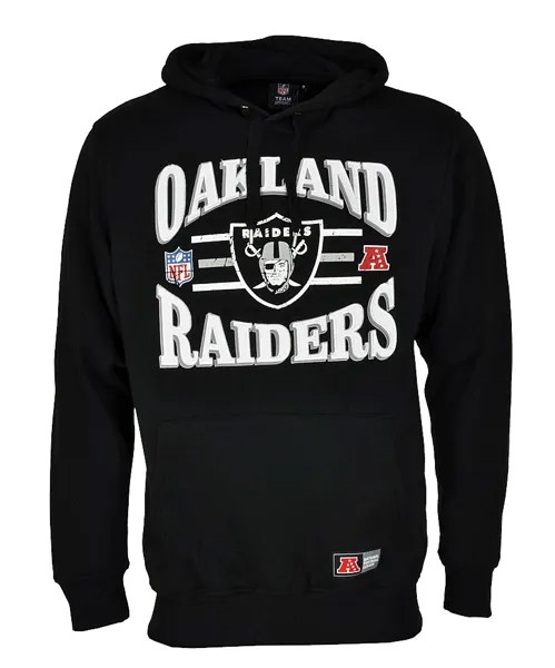 Пуловер Majestic Athletic Hoodie Oakland Raiders, черный