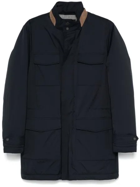 Kiton легкий пуховик, синий