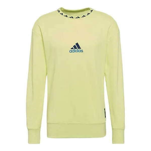 Рубашка adidas Juventus Icons Crew Sweatshirt 'Pulse Yellow', желтый