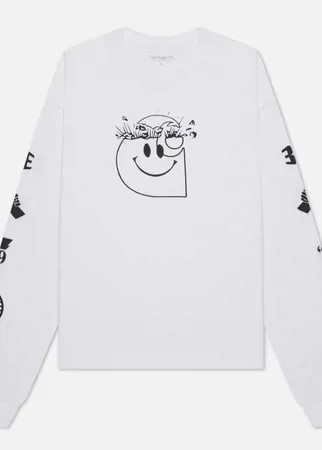 Женский лонгслив Carhartt WIP W L/S Tab, цвет белый, размер M