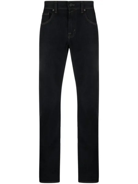 7 For All Mankind прямые джинсы Luxe Performance, синий